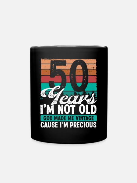 Drôle 50 ans pour 50 ans Idée Drôle - Mug uni - noir