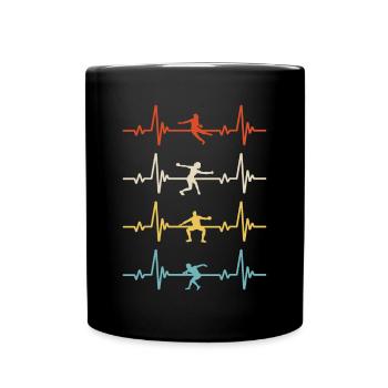 Discus Throwing Discus Thrower Track and Field - Tasse einfarbig - Schwarz - Vorne