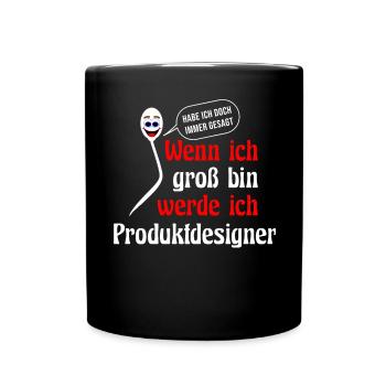 Technischer Geburtstag Kollegen lustig - Tasse einfarbig - Schwarz - Vorne