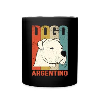 Dogo Argentino Grand Cadeau Danois - Mug uni - noir - Devant