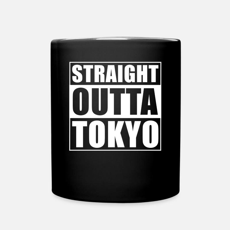 Straight outta Tokyo - Full Colour Mug - black