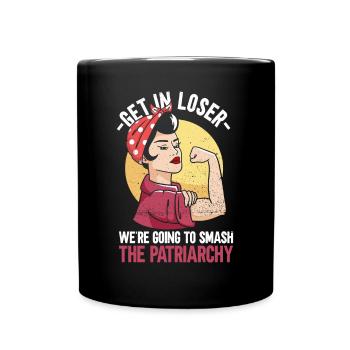 Feminism Women's Rights Women Empowerment Feminist - Full Colour Mug - black - Front