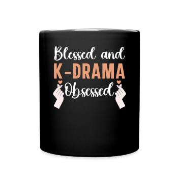 Béni et K-drama obsédé drame coréen Oppa - Mug uni - noir - Devant