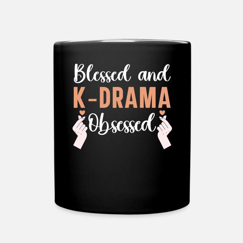 Béni et K-drama obsédé drame coréen Oppa - Mug uni - noir