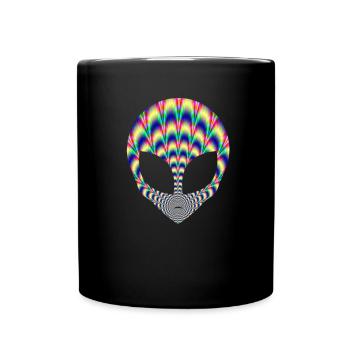 Alien - Tasse einfarbig - Schwarz - Vorne