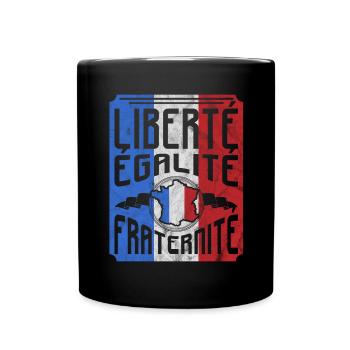 France - Mug uni - noir - Devant