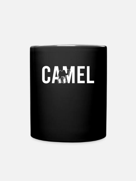Kamel camel - Tasse einfarbig - Schwarz