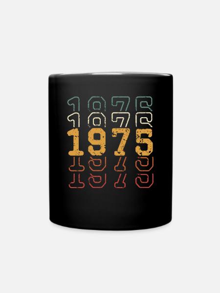 1975 - Mug uni - noir
