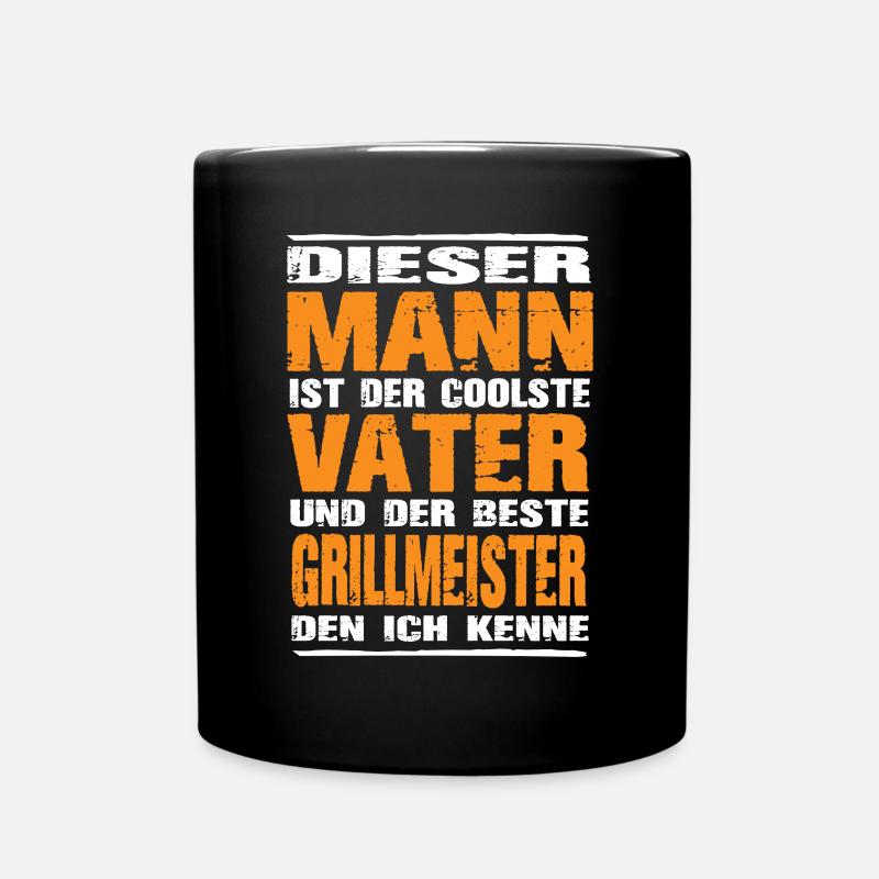 Grillen - Tasse einfarbig - Schwarz