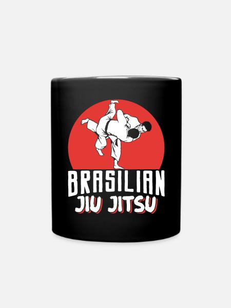 Brazilian Jiu Jitsu MMA Bjj Hugger - Tasse einfarbig - Schwarz