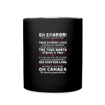 Canada Maple Leaf Flag Canada Vancouver Cadeau - Mug uni - noir - Devant