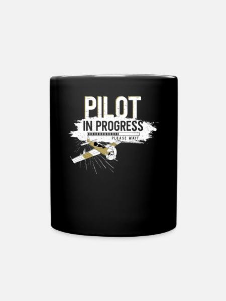 Pilote d’avion Futur pilote - Mug uni - noir