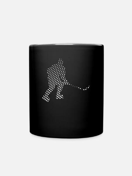 Eishockey - Tasse einfarbig - Schwarz