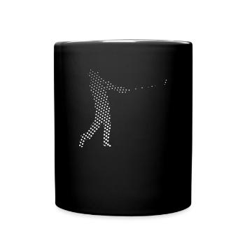 Golf Golfer - Full Colour Mug - black - Front