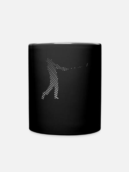 Golfeur de golf - Mug uni - noir