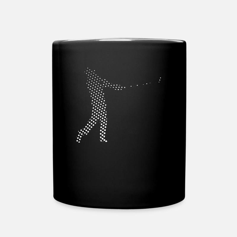 Golfeur de golf - Mug uni - noir
