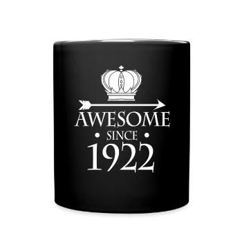 Fantastique depuis 1922 - né en 1922 - Mug uni - noir - Devant