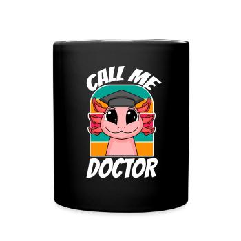 Thèse de doctorat Doctorat Doctorat - Mug uni - noir - Devant