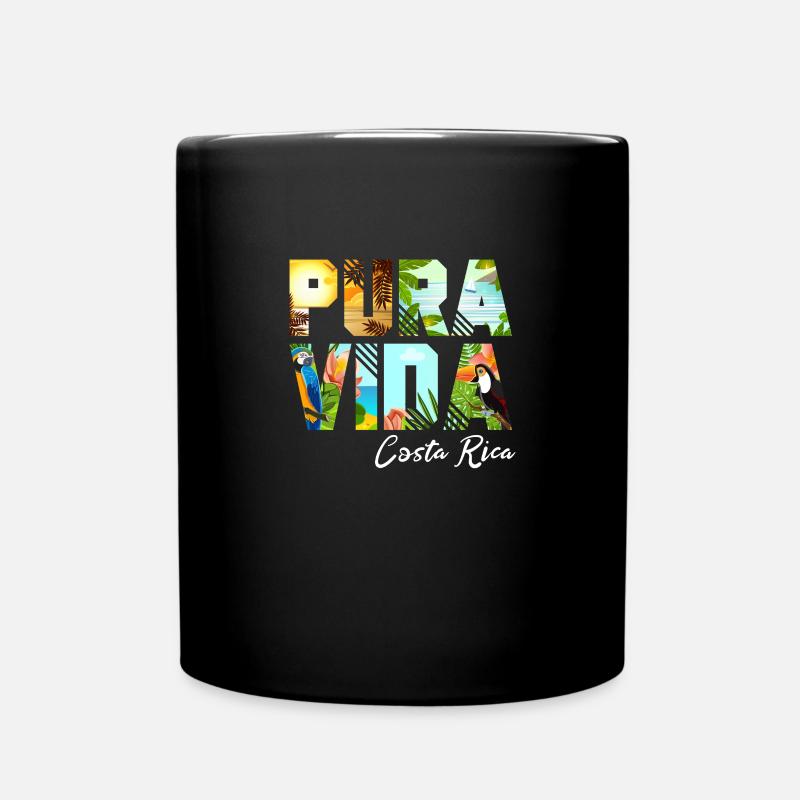 Costa Rica - Mug uni - noir