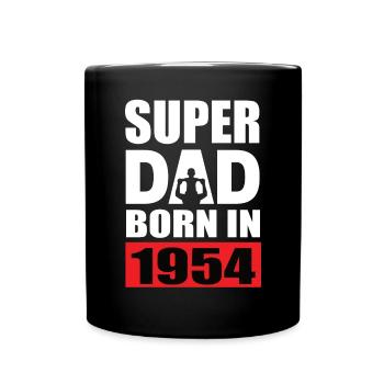 Dad's birthday 1954 - Full Colour Mug - black - Front