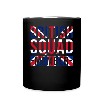 British Squad Members - Full Colour Mug - black - Front