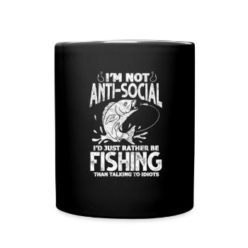 Angler - Full Colour Mug - black - Front
