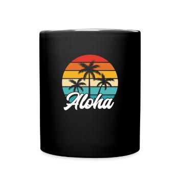 Hawaï - Mug uni - noir - Devant
