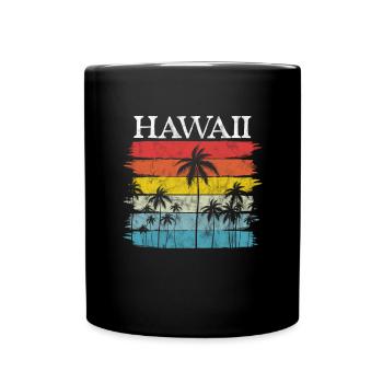 Hawaii Urlaub Aloha Sommer Hawaiian Geschenk - Tasse einfarbig - Schwarz - Vorne