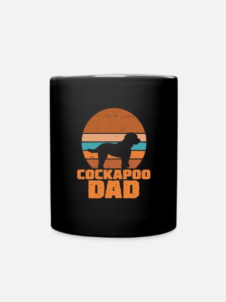 Cockapoo Dad - Tasse einfarbig - Schwarz