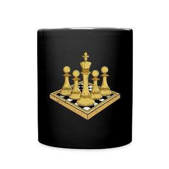 Chess Gift Board Game Chess Game Chess Board - Full Colour Mug - black - Front