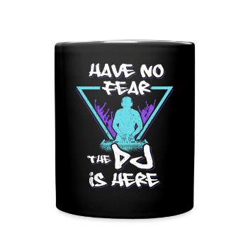 DISC JOCKEY - Full Colour Mug - black - Front