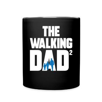 The Walking Dad 2 Saunter Dad Son Father's Day - Full Colour Mug - black - Front