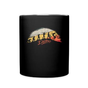 Evolution VTT VTT Nature Montagnes - Mug uni - noir - Devant