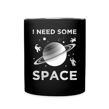 J’ai besoin d’espace - Mug uni - noir - Devant
