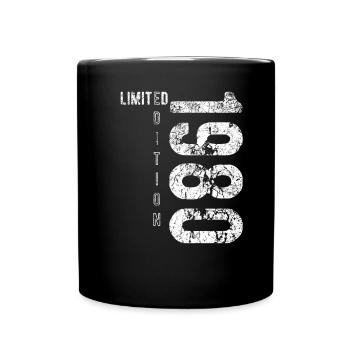 Limited Edition 1980 Birthday Vintage 1980 - Full Colour Mug - black - Front