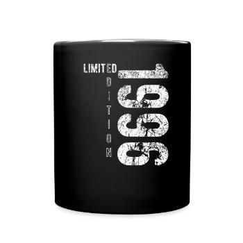 Limited Edition 1996 Geburtstag Jahrgang 1996 - Tasse einfarbig - Schwarz - Vorne
