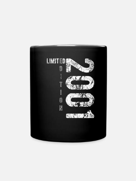 Limited Edition 2001 Birthday Vintage 2001 - Full Colour Mug - black