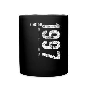 Limited Edition 1997 Geburtstag Jahrgang 1997 - Tasse einfarbig - Schwarz - Vorne