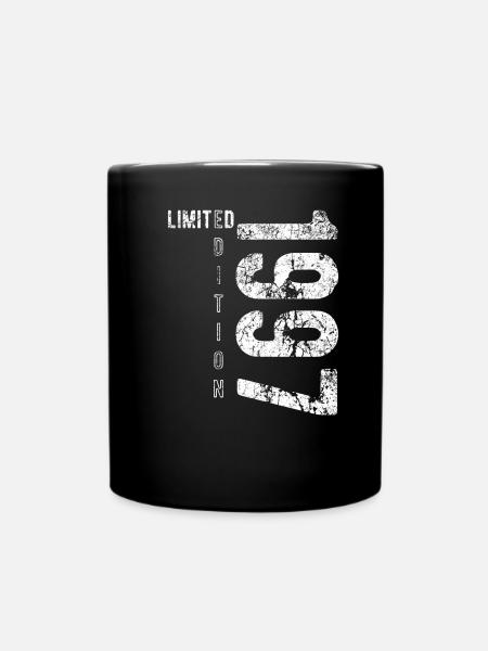 Limited Edition 1997 Geburtstag Jahrgang 1997 - Tasse einfarbig - Schwarz