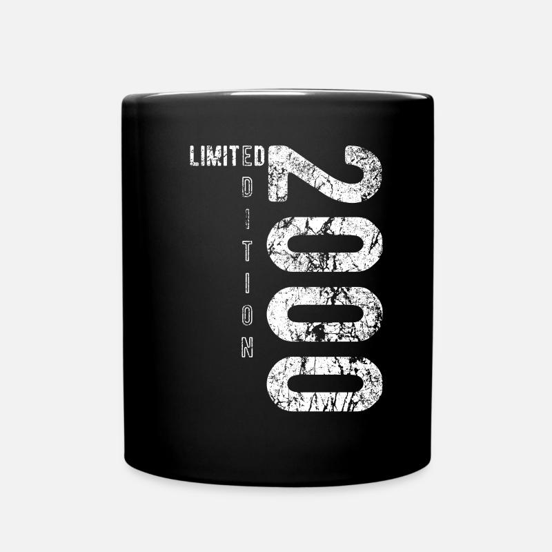 Limited Edition 2000 Geburtstag Jahrgang 2000 - Tasse einfarbig - Schwarz