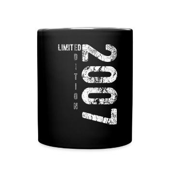Limited Edition 2007 Birthday Vintage 2007 - Full Colour Mug - black - Front