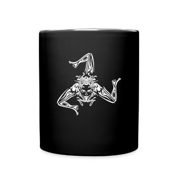 Italy Italia Sicilia Flag Sicily Palermo - Full Colour Mug - black - Front