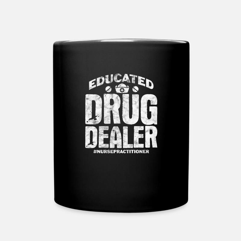 Krankenschwester Krankenhaus Medizin Geschenk - Tasse einfarbig - Schwarz