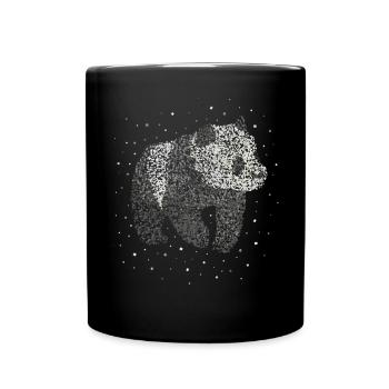 Panda Panda Ours Panda Amoureux - Mug uni - noir - Devant