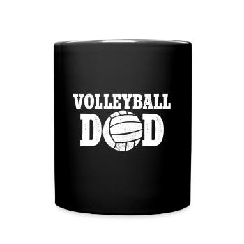 Volleyball Dad Coach Ball Player Team - Full Colour Mug - black - Front