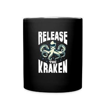 Pieuvre - Mug uni - noir - Devant