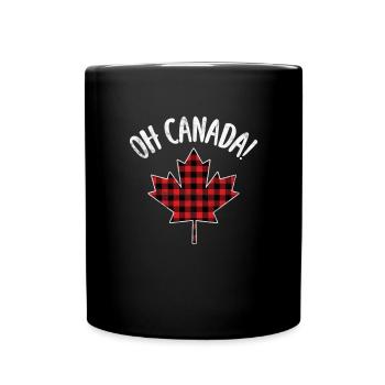 Canada Maple Leaf Flag Canada Vancouver Cadeau - Mug uni - noir - Devant