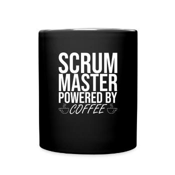 « Scrum Master Coffee | » Scrum Master" » - Mug uni - noir - Devant