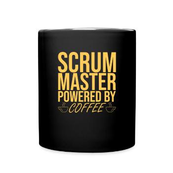 « Scrum Master Coffee | » Scrum Master" » - Mug uni - noir - Devant