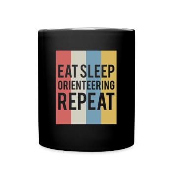 Eat Sleep Pole Vault Stabhochsprung Chemise - Mug uni - noir - Devant